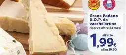 Sigma Grana Padano D.O.P. da vacche brune offerta