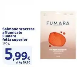 Sigma Salmone scozzese affumicato Fumara fetta superior offerta