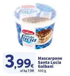 Sigma Mascarpone Santa Lucia Galbani offerta