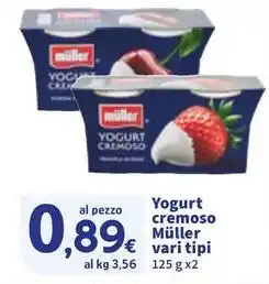 Sigma Yogurt cremoso Müller offerta