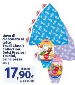 Sigma Uovo di cioccolato al latte Trudi Classic Collection Dolci Preziosi Trudini, principesse offerta