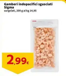 Sigma Gamberi indopacifici sgusciati Sigma offerta