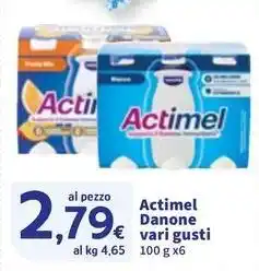 Sigma Actimel Danone offerta