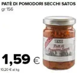 Tigre Patè di pomodori secchi SATOS offerta