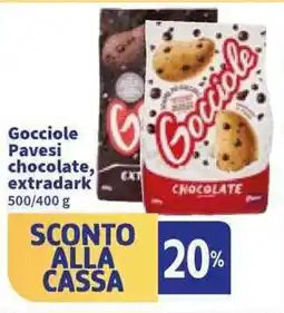 Sigma Gocciole Pavesi chocolate, extradark offerta