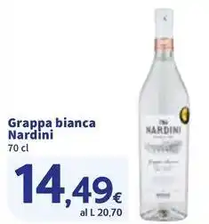 Sigma Grappa bianca Nardini offerta