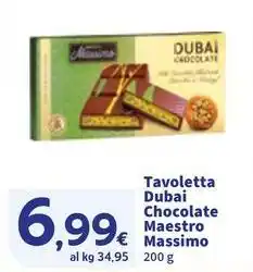 Sigma Tavoletta Dubai Chocolate Maestro Massimo offerta
