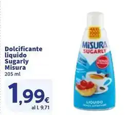 Sigma Dolcificante liquido Sugarly Misura offerta