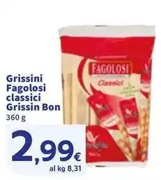 Sigma Grissini Fagolosi classici Grissin Bon offerta