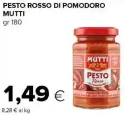 Tigre Pesto rosso di pomodoro MUTTI offerta