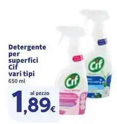 Sigma Detergente per superfici Cif offerta