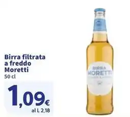 Sigma Birra filtrata a freddo Moretti offerta