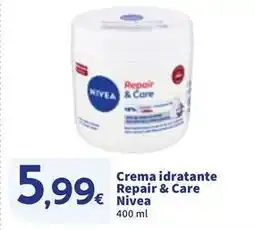 Sigma Crema idratante Repair & Care Nivea offerta