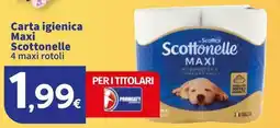 Sigma Carta igienica Maxi Scottonelle offerta