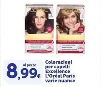 Sigma Colorazioni per capelli Excellence L'Oréal Paris offerta