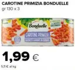 Tigre Carotine primizia BONDUELLE offerta