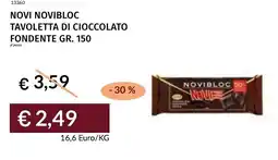Prezzemolo e Vitale Novi novibloc tavoletta di ciocolato fondente offerta
