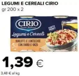 Tigre Legumi e cereali CIRIO offerta