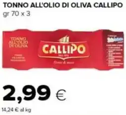 Tigre Tonno all'olio di oliva CALLIPO offerta