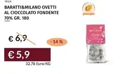 Prezzemolo e Vitale Baratti&milano ovetti al cioccolato fondente 70% offerta
