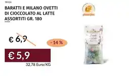 Prezzemolo e Vitale Baratti e milano ovetti di cioccolato al latte offerta