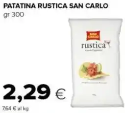 Tigre Patatina rustica san carlo offerta