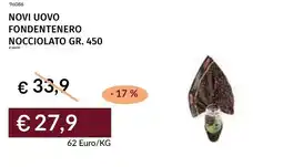 Prezzemolo e Vitale Novi uovo fondentenero nocciolato offerta