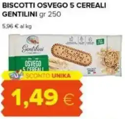 Tigre Biscotti osvego 5 cereali GENTILINI offerta