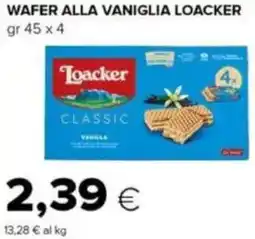 Tigre Wafer alla vaniglia LOACKER offerta