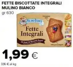 Tigre Fette biscottate integrali MULINO BIANCO offerta