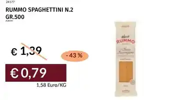 Prezzemolo e Vitale Rummo spaghettini N.2 offerta