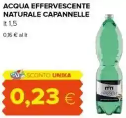 Tigre Acqua effervescente naturale capannelle offerta