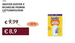 Prezzemolo e Vitale Swiffer duster 9 ricariche piumini catturapolvere offerta