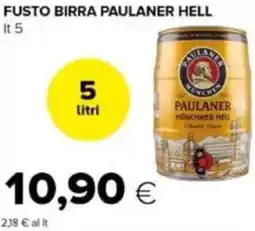 Tigre Fusto birra PAULANER HELL offerta