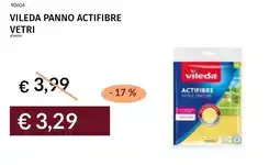 Prezzemolo e Vitale Vileda panno actifibre vetri offerta