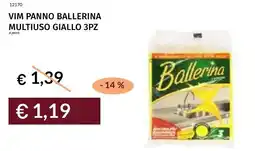 Prezzemolo e Vitale Vim panno ballerina multiuso giallo offerta