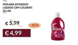 Prezzemolo e Vitale Perlana detersivo liquido capi colorati offerta