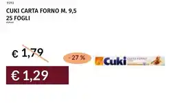 Prezzemolo e Vitale Cuki carta forno offerta