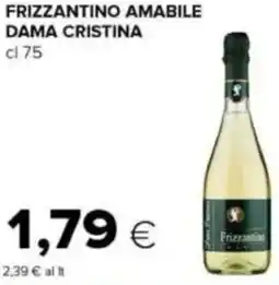 Tigre Frizzantino amabile DAMA CRISTINA offerta