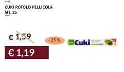 Prezzemolo e Vitale Cuki rotolo pellicola offerta