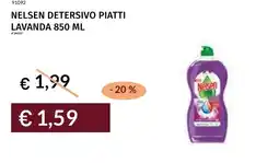 Prezzemolo e Vitale Nelsen detersivo piatti lavanda offerta
