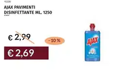 Prezzemolo e Vitale Ajax pavimenti disinfettante offerta