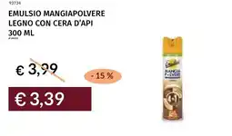 Prezzemolo e Vitale Emulsio mangiapolvere legno con cera d'api offerta