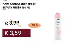 Prezzemolo e Vitale Dove deodorante spray beauty finish offerta