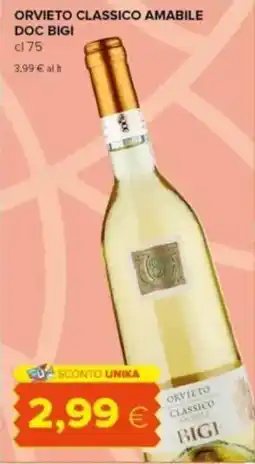 Tigre Orvieto classico amabile doc BIGI offerta