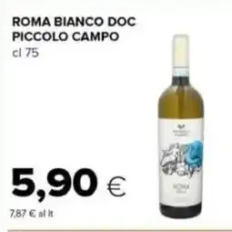 Tigre Roma bianco doc piccolo campo offerta