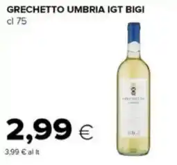 Tigre Grechetto umbria igt BIGI offerta