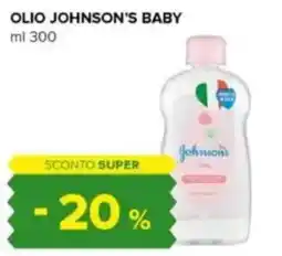 Tigre Olio JOHNSON'S BABY offerta