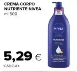 Tigre Crema corpo nutriente NIVEA offerta