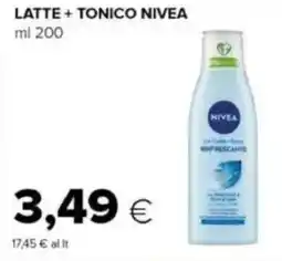 Tigre Latte + tonico NIVEA offerta